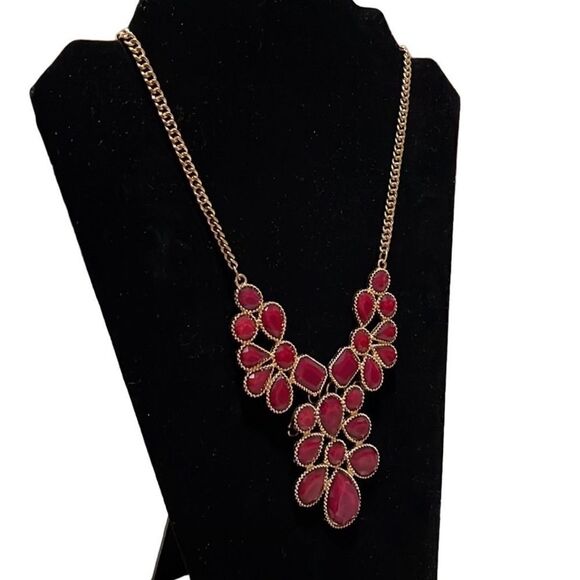 Gold-Toned Statement Necklace - Picture 3 of 5